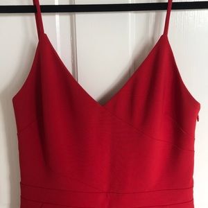 Likely Jumpsuit: Brand New, Scarlett Red